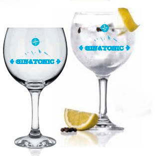 LUVA C/ 2 TAÇAS GIN TONIC ORIGINAL