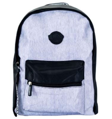 MOCHILA POP PORTA NOTEBOOK - PRETO E CINZA