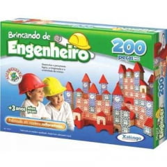 BRINCANDO DE ENGENHEIRO 200 PECAS