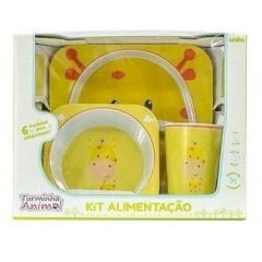 KIT ALIMENTACAO PBEBES 5 PÇS / AMARELO