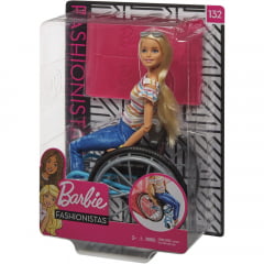 BARBIE FASHIONISTAS CADEIRA DE RODAS 