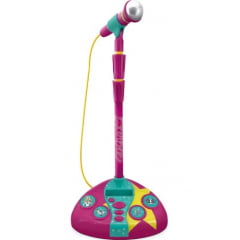 BARBIE MICROFONE FABULOSO COM FUNÇÃO MP3 PLAY