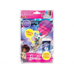 BARBIE MICROFONE ROCKSTAR C FUNÇÃO MP3 PLAY