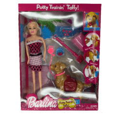 BARLINA DOG COM ACESSORIOS VESTIDO ROSA
