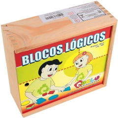 BLOCOS LÓGICOS MDF 48 PEÇAS