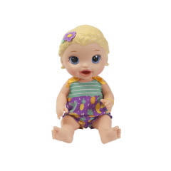  Boneca Baby Alive Lanchinhos Divertidos loira - com Acessórios Hasbro E5841