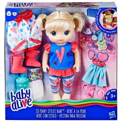 BONECA BABY ALIVE VAMOS PASSEAR LOIRA HASBRO B6048 11596