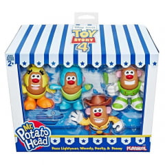   Boneco mr. potato head toy story 4 pack com figuras  