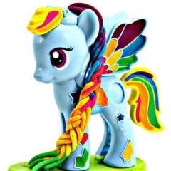 Play Doh-my Little Pony Pônei E Penteados Rainbow Dash Hasbro B0011