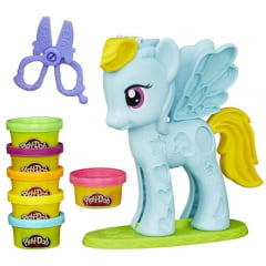 Play Doh-my Little Pony Pônei E Penteados Rainbow Dash Hasbro B0011