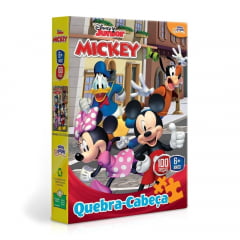 Quebra Cabeça Puzzle 100 Peças Mickey Disney Junior Toyster