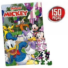 Quebra cabeça mickey disney junior 150 peças