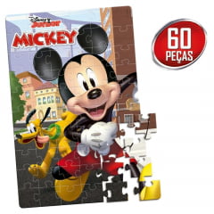 Quebra Cabeça Puzzle 60 Peças Mickey Disney Junior Toyster