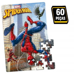 Quebra Cabeça Puzzle 60 Peças Homem Aranha Marvel Toyster