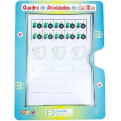 QUADRO DE ATIVIDADES EM ACRÍLICO