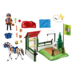 ESTAÇÃO DE PREPARO PARA CAVALO