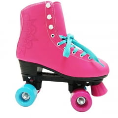 FUN PATINS CLASSICO ROSA 4 RODAS 33/34