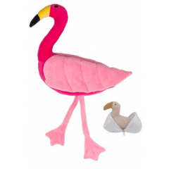 FLAMINGO GRAVIDA COM 1 FILHOTE