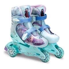 FROZEN PATINS 3 RODAS AJUSTÁVEL 29 A 32