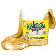 KIMELEKA METALICA 2,5KG DOURADO