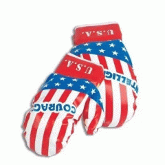 KIT LUVA DE BOXE  USA