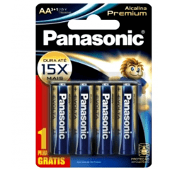 PILHA PANASONIC 2A PREMIUM ALCALINA 4 UND L4P3 24
