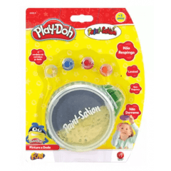 PLAYDOH PINTURA A DEDO C 4 CARIMBINHOS E 1 POTE