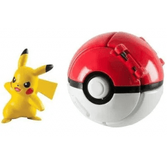 Brinquedo de plástico com base amarela, pokemon vermelho Pokedéx