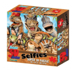 QUEBRA-CABECA 3D DINO SELFIE 100 PECAS