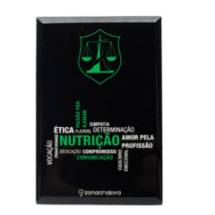 MINI PLAQUINHA DE VIDRO NUTRICAO