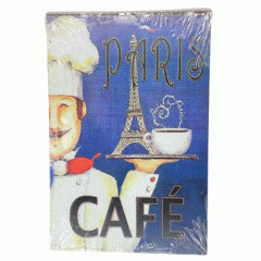 PLACA20X30 PARIS CAFÉ