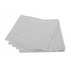 GUARDANAPO LUXO EM PAPEL PRATA  CONTEM 20 UNIDADE