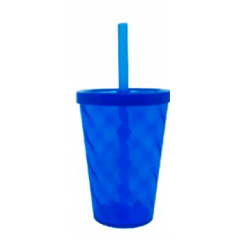 JOY CUP 400 ML  AZUL NEON