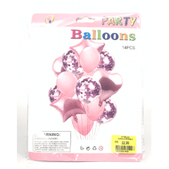 KIT BALAO CORAÇÃO/ESTRELA