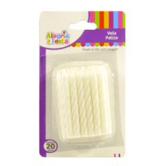 VELA PALITO ESPIRA BRANCO