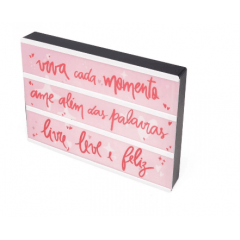 LUMINÁRIA CUSTOMIZÁVEL  AMOR 