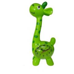 RELOGIO DESPERTADOR GIRAFA VERDE