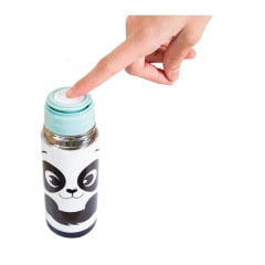 SQUEEZE TERMICA COM CANECA  350ML  PANDA  