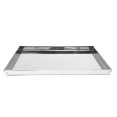 BANDEJA CANTO LISO INOX  30 X 20 X 2