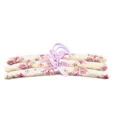 CABIDE FORRADO C3 PCS ROSA C/FLOR BRANCA
