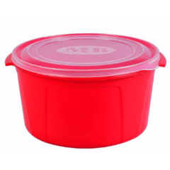 CAIXA ORGANIZADOR VERMELHO 10,5L C/ ABAS