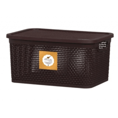 CAIXA RATTAN 2,5 LITROS MARRON