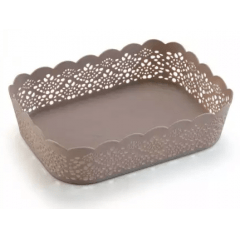 CESTA MANDALA BEGE