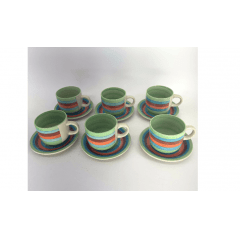 CONJUNTO 6 XICARAS COM PIRES