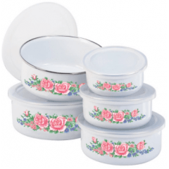 CONJUNTO BOW ESMALTADO 5 PÇS