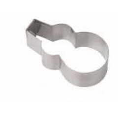CORTADOR PETIT FOUR VIOLAO INOX 5 PEÇAS