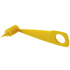 FATIADOR DE PEPINO EM ESPIRAL AMARELO