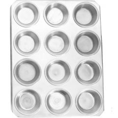 FORMA CUP CAKE C 12 UNID GDE ALUM BDJ 355 X 26