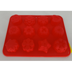 FORMA SILICONE VERMELHA