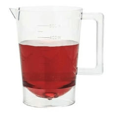 JARRA PARA MEDIDAS 600 ML CRISTAL 